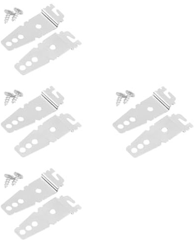 Mobestech Support De Montage Pour Lave-vaisselle En Granit 4 Pièces Kit De Fixation Pour Porte De Lave-vaisselle Montage En Fer Robuste 2 Pièces X 4