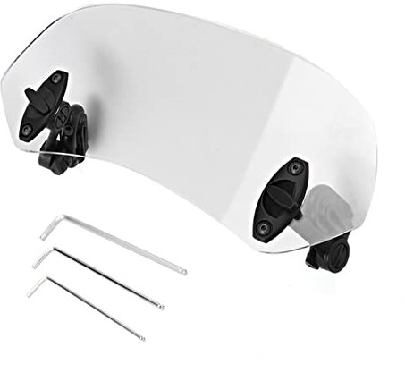 parabrisas moto,Clip Ajustable Universal Para Motocicleta En Parabrisas Deflector De Viento Accesorios Para Parabrisas Aptos Para Yam_a_ha/H_on_da/Su_zu_ki Y Otras Motocicletas