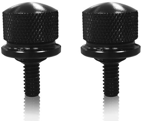 2pcs 1/4 20 Boulons de Siège pour Harley Davidson 1986-2023