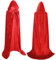 Tenuevo Umhang mit Kapuze, Halloween Schwarzer Cape Vampir Kostüm für Damen Herren Erwachsene und Kinder, Darth Vader Cape Mittelalter Mantel für Halloween Karneval Cosplay
