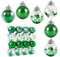 Weihnachtsbaumkugeln Grün, ilauke 16 Stück 6CM Kunststoff Christbaumkugeln Christbaumschmuck Weihnachtsdeko,Glänzend Weihnachtskugeln Ornamente für Party Hochzeit Weihnachten Festival