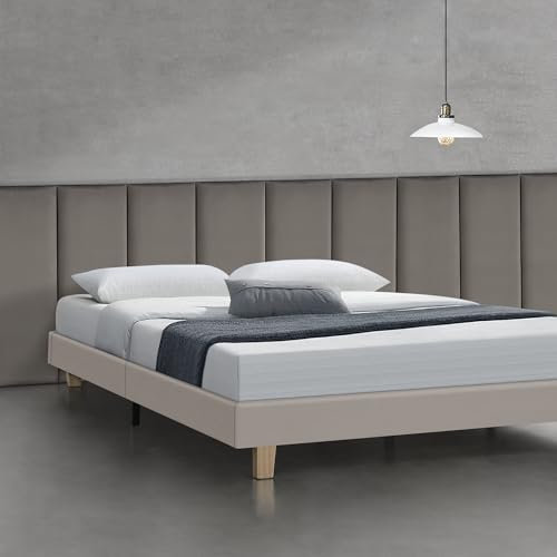 [neu.haus] Wandkissen Carpino 2er Set 90 x 30 cm Wandpolster Samt Dunkelgrau Wandpaneele gepolstert Kopfteil für Bett Polsterpaneel zum Kleben