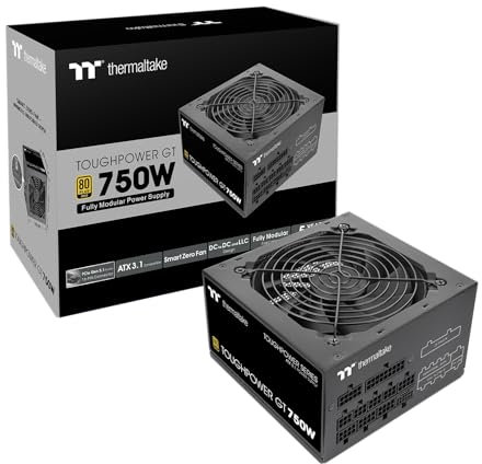 Thermaltake Toughpower GT 750W | ATX 3.1 | PCIe 5.1 | 80+ GOLD | Modular