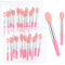 Silikon Lippenpinsel 24 Stück Wiederverwendbarer Lippenmaske Applikator Hohe Qualität Lippenmasken Pinsel Mini Silikon Makeup Brushes Lippenapplikator Make up Lippenstift Pinsel für Frauen