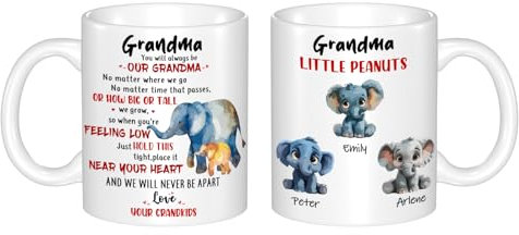Taza de café personalizada para abuelo, taza de café de cerámica personalizada, taza de té con diseño de burro, regalos de abuelos por primera vez, cumpleaños, Navidad, San Valentín, Día del Padre,