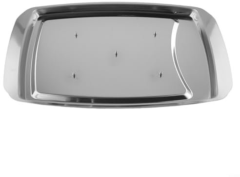 Truthahn-Bräter aus Edelstahl, für Huhn, Kochen, Weihnachten, Abendessen, 35,5 x 25 x 0,5 cm