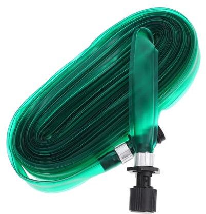 ibasenice Tuyau Arrosage Plat Pvc Pour Jardin Et Potager Tuyau Irrigation Microporeux Résistant Sans Fuite Avec Joint Interne Remplacement Pour Plantes Et Légumes