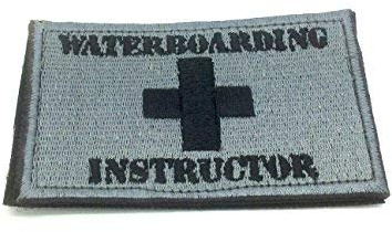 Waterboarding Instructor Embroidered Airsoft Paintball Patch