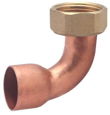 Raccord coudé prisonnier Cuivre Visser Ø28-26x34 NOYON & THIEBAULT