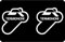 myrockshirt 2X Termignoni Motorrad Mofa ca. 20cm Aufkleber Sticker Autoaufkleber Auto Lack Scheibe Profi Qualität UV&Waschanlagenfest Decal