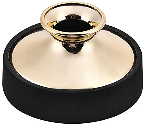 Altsaxophon Mute Sax Praxis Schalldämpfer Sax Sound Dämpfer Musikinstrument Teil(Gold)