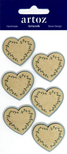 Artoz Artwork 3D Motiv-Sticker 185570-86,Heart (Herz)