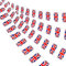 Ahfulife Guirnalda Bandera Reino Unido, 30 unidades Banderines de Reino Unido 14×21cm-10m, Banderines de Bandera de Reino Unido para Europeo Fútbol el día Nacional Decoraciones de Bares 1 Paquete