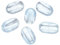 sourcing map Cocina Fregadero Estante Pies 5mm ID x 13mm OD PVC Fregadero Reemplazo Patas para Protector Fregadero Rejilla, Transparente Paquete de 60