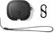 Twelve South AirSnap Gen 3 | Custodia protettiva in pelle con clip anti-perdita e tracolla opzionale per AirPods Gen 3, nero