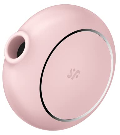 Satisfyer Pro To Go 3 Druckwellenvibrator | Kompakter Stimulator für Frauen | Doppel-Motoren | Körperfreundliches Silikon | Wiederaufladbar | Wasserdicht (IPX7) in rosa | Sexspielzeug | Erotik