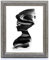 Monframe barocker Bilderrahmen Luxor - 40x60 cm Silber - Echtholzrahmen im Antik Stil