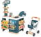 Smoby- Supermercado con Zona de Compra- Carrito, Caja registradora, Lector de código de Barras, balanza, Lector de Tarjeta y 42 Accesorios, Juguete Niños Niñas 3 años (7600350239),Exclusivo en Amazon