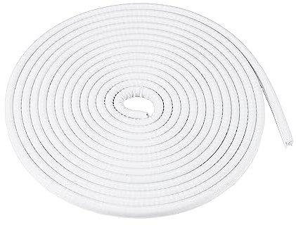 X AUTOHAUX Car Door Edge Guard, 16.4ft U Shape Rubber Trim Universal White