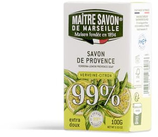 Maître Savon de Marseille - Savon de Provence Verveine Citron - 99% d'origne naturelle