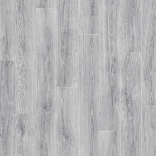 Light Grey Oak Siren Vinyl Flooring 4mm Thick Durable Felt Backed Lino Kitchen Bathroom (2m x 6m)