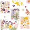 Natürliche Getrocknete Blumen 66 Stück DIY Trockenblumen Deko Gepresste Blumen Getrocknete Blätter Gänseblümchen für DIY Kerzen Harz Schmuck Nagel Anhänger Kunsthandwerk Kunst Blumen Dekoration