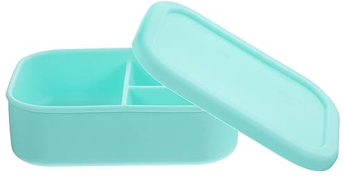 LIFKOME Kasten Brotdose aus Silikon beheizte Lunchbox für Erwachsene Behälter für die Zubereitung von Mahlzeiten Lunchboxen für Kinder Outdoor-Bento-Etui Heizung Container einstellen Büro