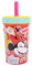 Stor Bicchiere PP ANTIVOLUELCO con cannuccia in silicone 370 ml Minnie Mouse Flower Power