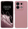 kwmobile Handyhülle kompatibel mit Xiaomi Redmi Note 13 Pro 5G / Poco X6 5G Hülle - Handy Case aus weichem Silikon in Altrosa matt