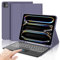 JADEMALL Tastiera con Trackpad per iPad Pro 13 (M4) 2024, Italiano ‎QWERTY Tastiera Retroilluminata Bluetooth Staccabile con Touchpad per iPad Pro 13 2024, Viola