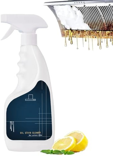 Limpiador de cocina, spray limpiador de cocina, potente limpieza de manchas de aceite de cocina, limpiador multiusos de ollas y sartenes