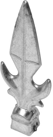 WATIIFUFU Cast Iron Fence Topper Finials Pointed Metal Fence Post Caps for Garden and Yard Decorations Outdoor Gate Post Finials with Decorative Spikes