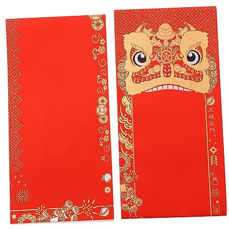 KONTONTY 10ensembles Papier à Pour Couplets De Printemps Chinois Matériel De Fête An Xuan Écrites Main Pour Décorations