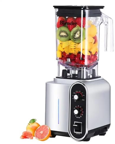 TsoLay Batidora Comercial, licuadora Profesional de 2200 W, Cocina casera, batidora de Frutas de Alta Velocidad, exprimidor, Gran Capacidad, fácil de Limpiar, para Batidos