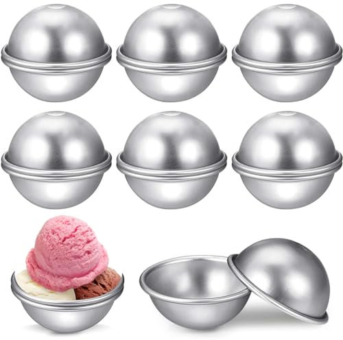 16 Stücke Seifenform Bath Bomb Molds, Bath Bomb Molds,Wady Metall-Formen für Badekugeln zum Selbermachen DIY Bad Bombe für Badekugeln