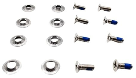 Ronyme 8X Snowboard Bindung Schraube Set Feste Zubehör Snowboarden Senkkopf Schraube Bolzen Sporting Waren Bindung Hardware