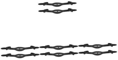 BESPORTBLE 4 Pares Correa de Repuesto de Aleta Correa de Zapatilla Correa de Repuesto para Aletas de natación Plancha para panqueques Arena Cinturones de Aletas con Hebillas Aletas de Buceo