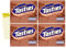 Bourbon Biscuits Bundle with Tasties Bourbon Creams 300g x4 and Intrinsic Treats Shopping List Card