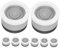 NUOBESTY 8 Stück Möbelmatten Couch Getränkehalter Tablett Möbelbein Bodenschoner Möbelgleiter Filzgleiter Sofa Armlehnen Tablett Verstellbare Beine Stuhlbeinschoner Bodenreiniger