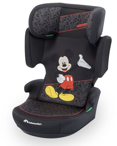 Bebeconfort Disney RoadSafe i-Size, Reboarder Kindersitz, 3,5–12 Jahre (100–150 cm), Kindersitz Miss Minnie, Klappbarer, Gurtinstallation, 14 Kopfstützenpositionen, Authentic Minnie