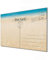 banjado Glas Magnettafel 75x50cm / Magnetwand Glas/Magnetpinnwand als Memoboard Glas/Pinnwand Magnettafel Küche, Büro, Kinderzimmer inkl. 4 Magnete & Montageset - Postkarte