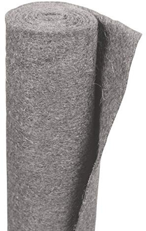 AFP Jutefilzmatte Winterschutz Pflanzen, grau, 50 x 150 cm/Naturmaterial Jutefilz/Stammschutz Bäume/Frostschutz Kübelpflanzen/Deko / 2 Jutesäckchen gratis