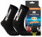 TAPEDESIGN - Classic Kids 1 Paar rutschfeste Kinder Fußball-Socken (Gr. 30 - 36) mit gummierten Noppen Schwarz (One-Size) - Grip Fussball-Socken & Sport-Socken für Jungen, Mädchen & Jugendliche