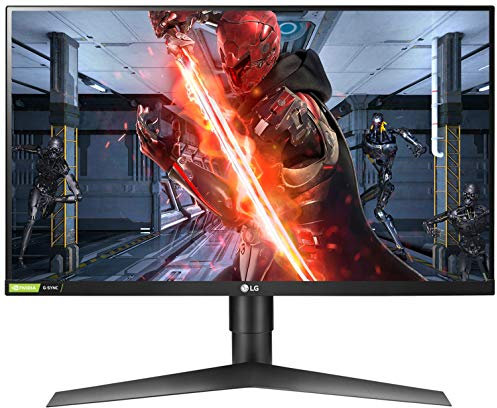 LG 27GL650F-B Monitor de juegos Full HD Ultragear G-Sync de 27 pulgadas, compatible con velocidad de actualización de 144 Hz y HDR 10, color negro
