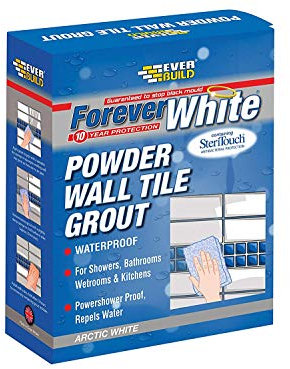 2 X Forever White Powder Wall Tile Grout 1.2kg