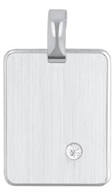Amor Motivanhänger 925 Sterling Silber Damen Anhänger, mit Zirkonia synth., 2,4 cm, Silber, Kommt in Schmuck Geschenk Box, 9960026