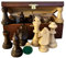 Master of Chess Professional Staunton n. ° 6, Piezas de ajedrez de Madera ponderadas en Elegante Caja, Figuras de ajedrez de Torneo, Rey 98 mm