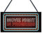 RED OCEAN Panneau fantaisie pour salle de cinéma Effet néon Plaque de soirée cinéma Décoration d'intérieur Cadeau