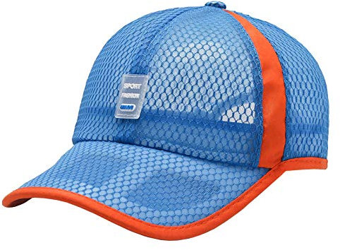 AIEOE Mesh Baseball Cap Einstellbar Atmungsaktiv Baseballmütze Schnelltrocknend Sport Baseball Mützen Schnelltrocknend Basecap Herren
