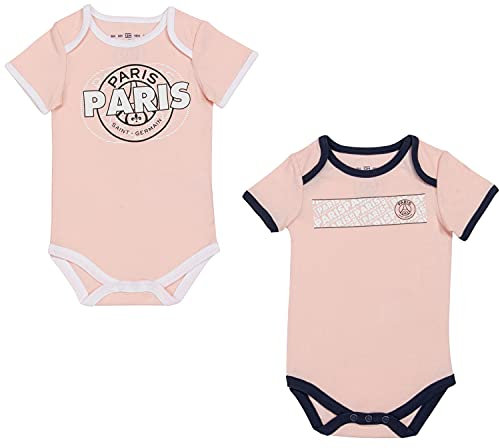 Paris Saint-Germain 2 x Body bébé Fille PSG - Collection Officielle 12 Mois